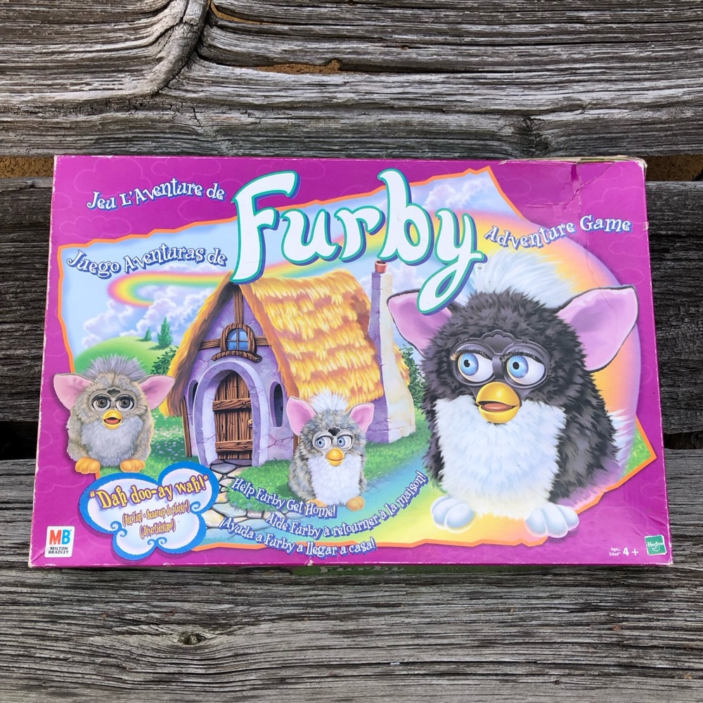 Furby Adventure Game ©️1999 Milton Bradley ✨Complete✨ 1990’s 90’s collector toy